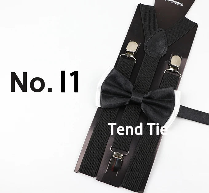 Y-Back Suspenders & Bowtie Sets for Men