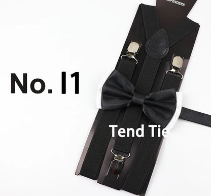 Y-Back Suspenders & Bowtie Sets for Men