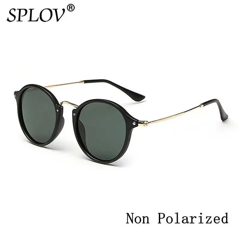 Unisex Vintage Round Designer Sunglasses