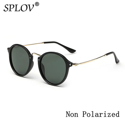 Unisex Vintage Round Designer Sunglasses