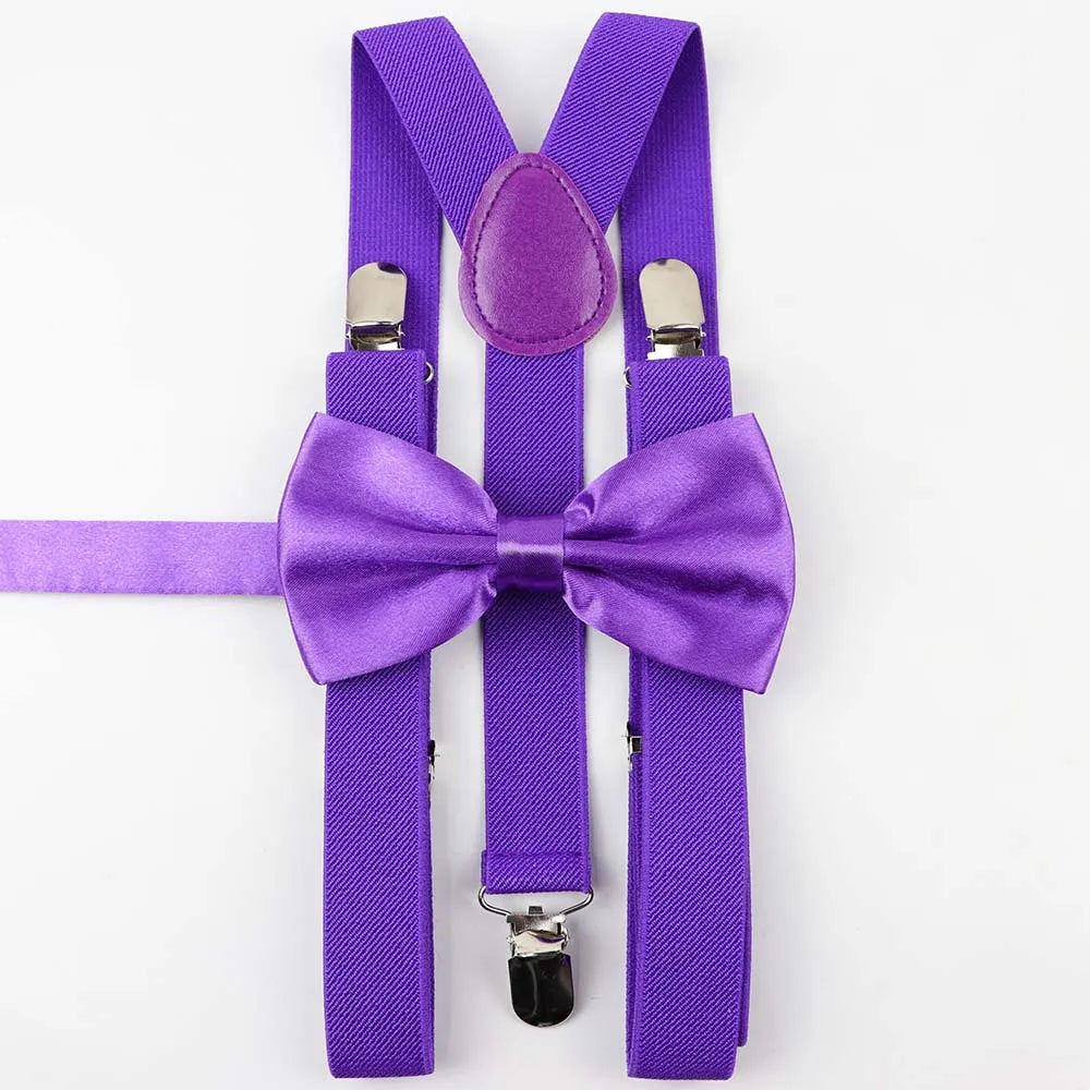 Y-Back Suspenders & Bowtie Sets for Men