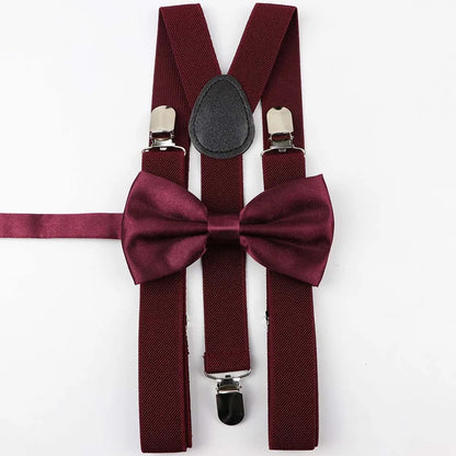 Y-Back Suspenders & Bowtie Sets for Men