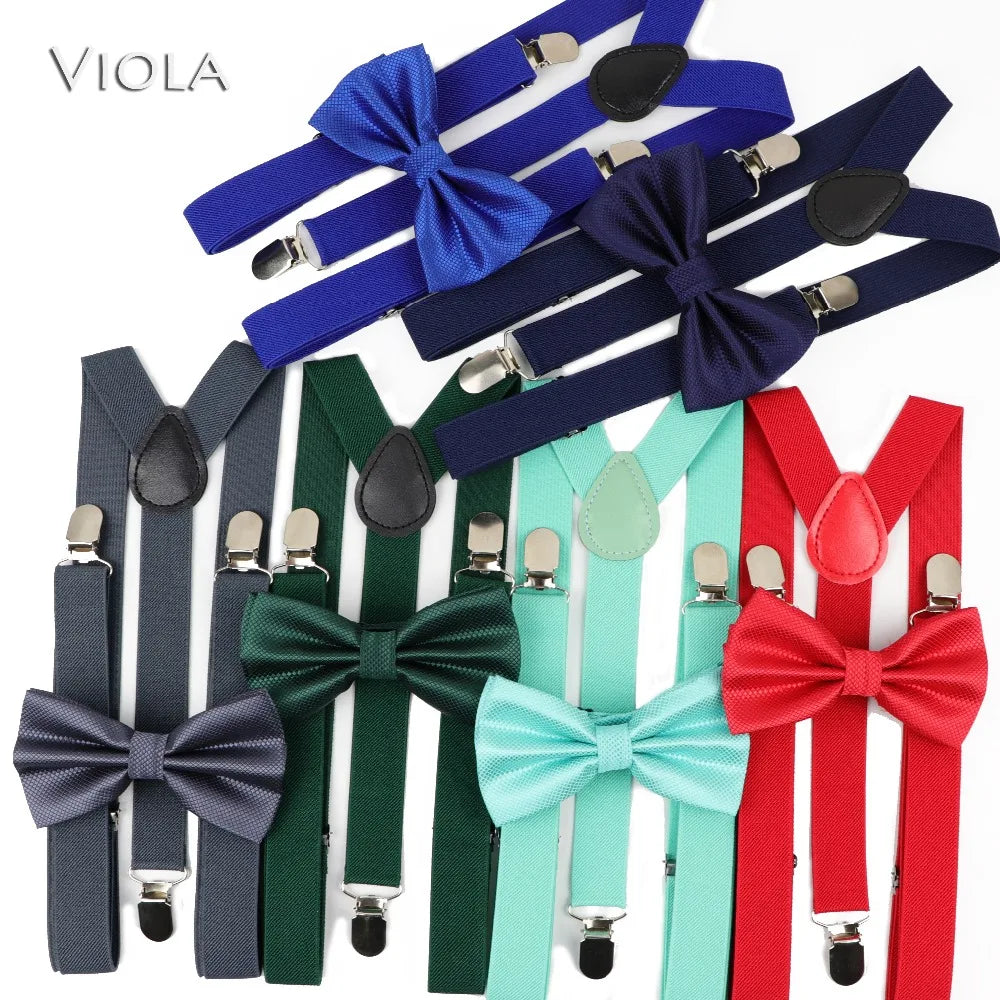 Y-Back Suspenders & Bowtie Sets for Men