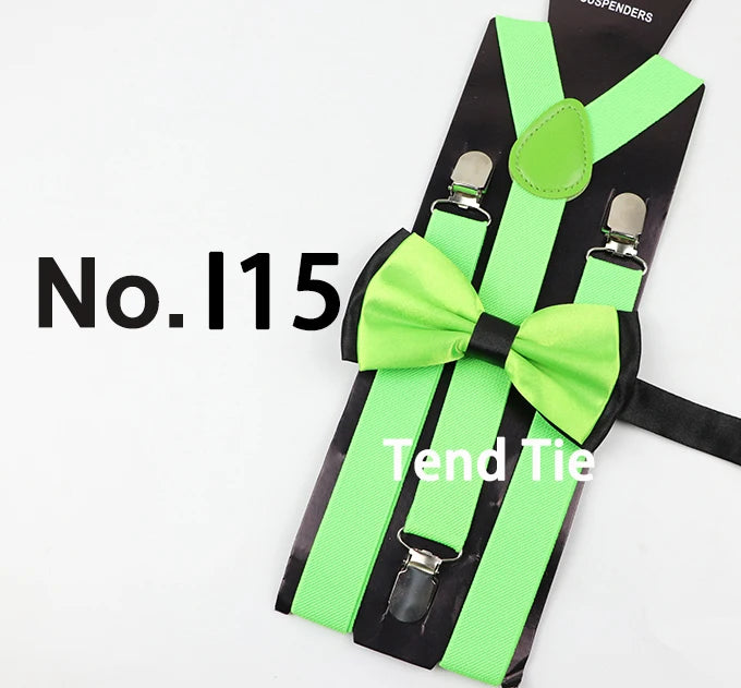 Y-Back Suspenders & Bowtie Sets for Men