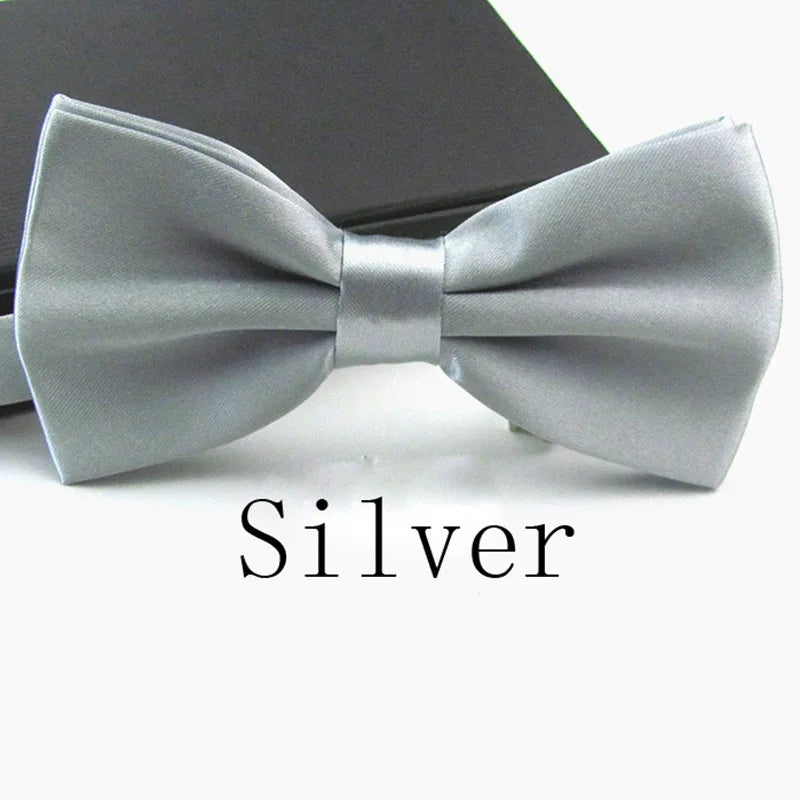 Solid Color Butterfly Bow Tie for Men