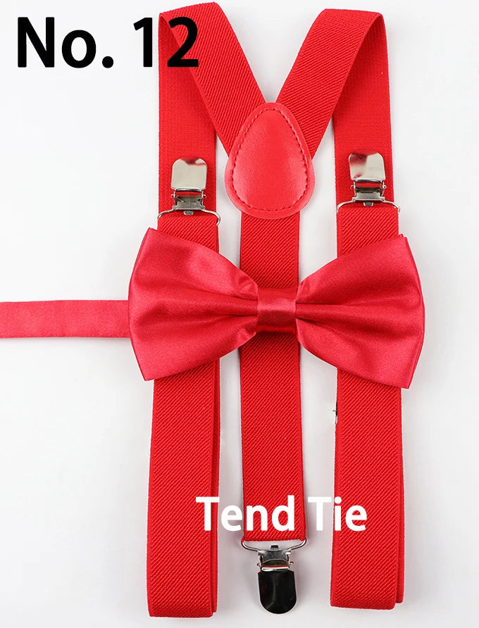 Y-Back Suspenders & Bowtie Sets for Men