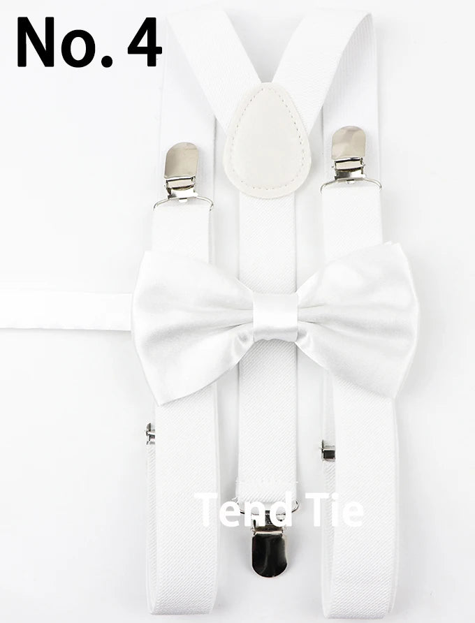 Y-Back Suspenders & Bowtie Sets for Men