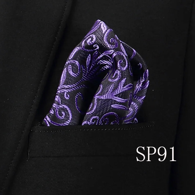 Men's Pocket Silk Handkerchief Scarves