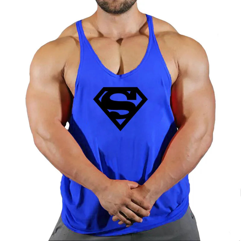 Men's Sleeveless Gym Stringer Tank Top