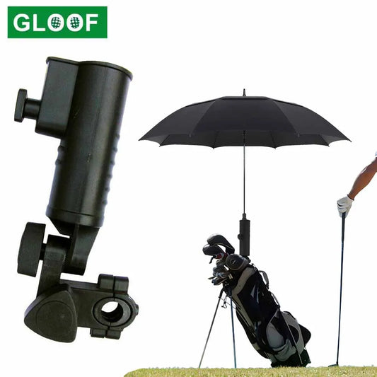Universal Adjustable Golf Cart Umbrella Holder - Golf Trolley Umbrella Stand Clip for Buggy
