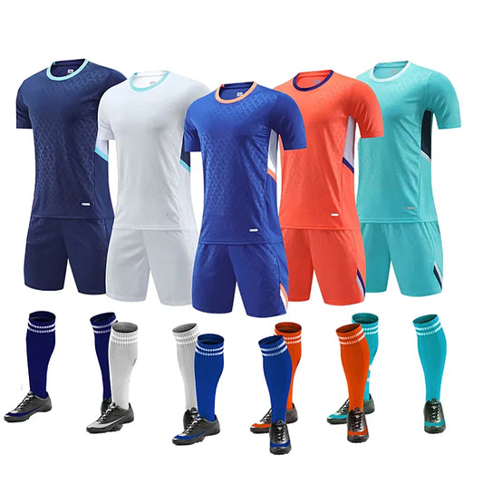 Kurzarm-Fußballuniformen für Jungen und Mädchen