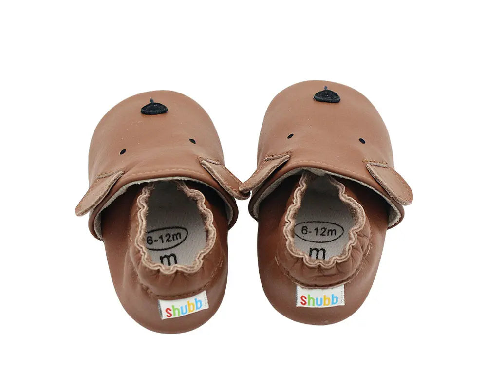 Pantoufles nouveau-né à semelle souple