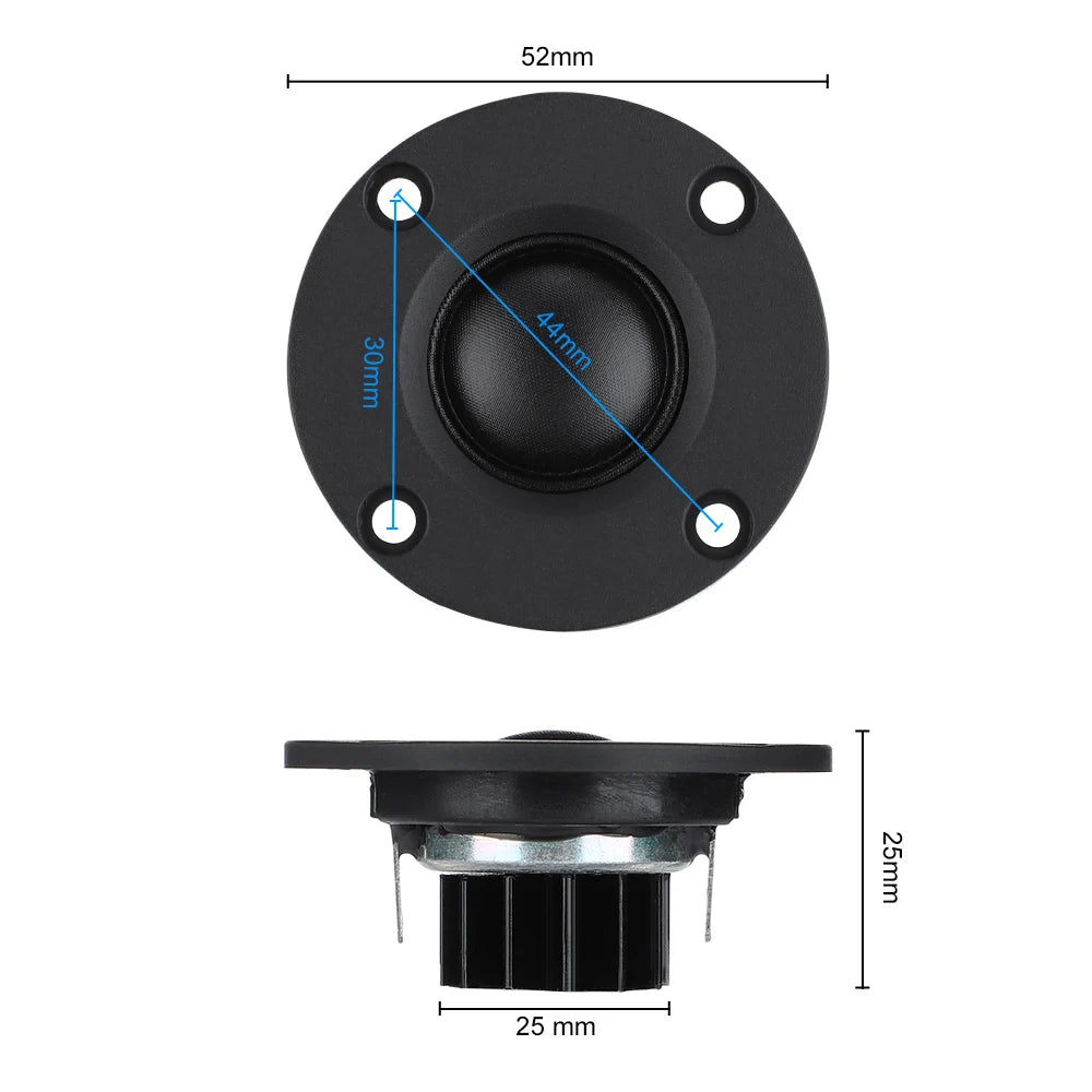 Haut-parleurs tweeter à dôme AIYIMA 52MM 30W