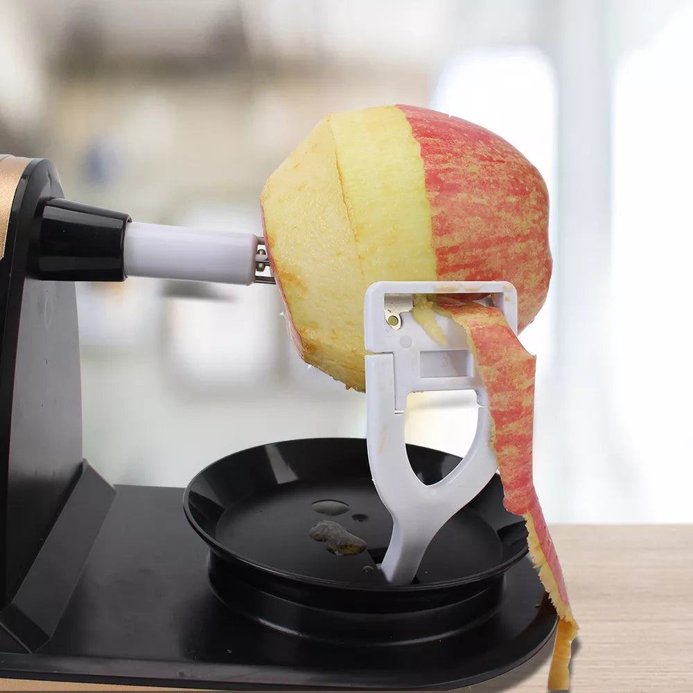 Éplucheur et coupe-cuisine multifonctions à manivelle pour pommes de terre, pommes et fruits