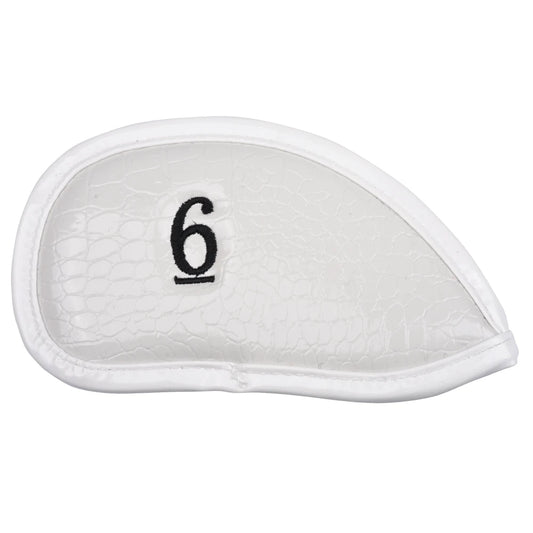 Waterproof Leather Golf Iron Head Covers Set
