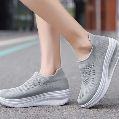 Women's Thick Bottom Slip On Sneakers