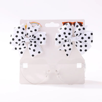 Hairpins & Heart Sunglasses Set

