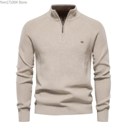 Slim Fit Half High Neck Sweater
