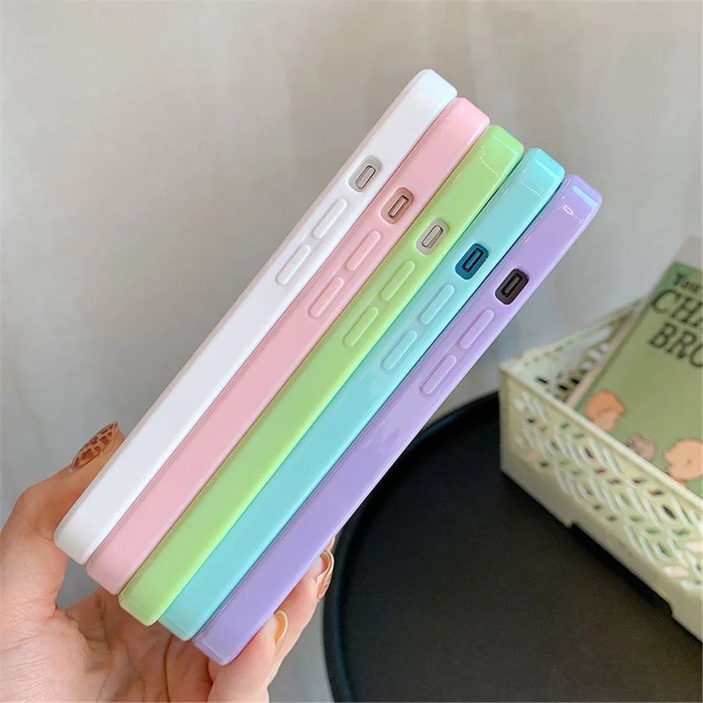 Candy Shockproof Silicone Bumper Case