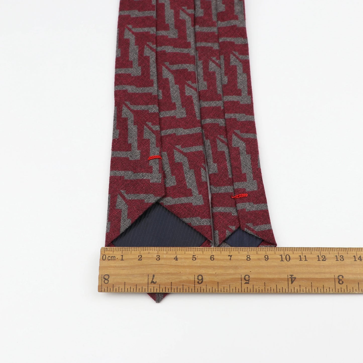 Handmade Solid Cotton Wool Necktie for Men