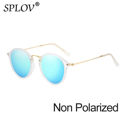 Unisex Vintage Round Designer Sunglasses
