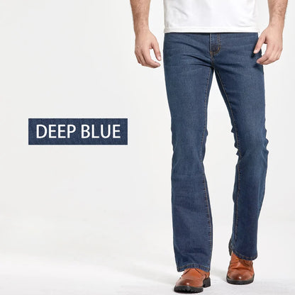 Slim Fit Boot Cut Jeans for Men