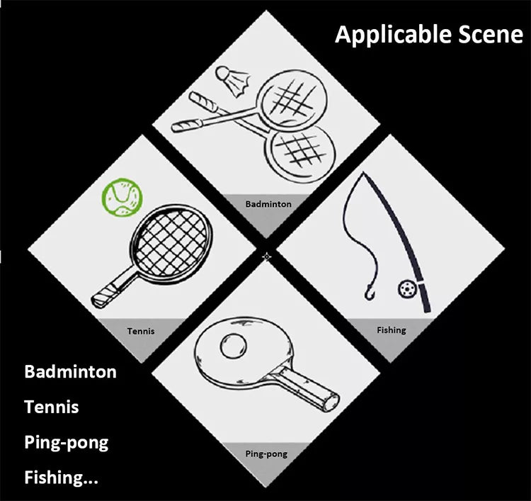 Anti Slip Tennis Racket Sweatband Grip