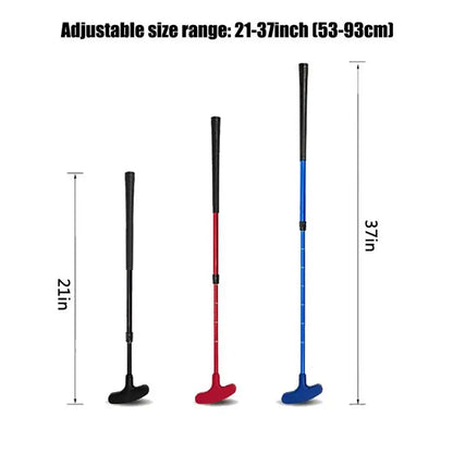 Mini-putter de golf réglable à deux voies pour tous