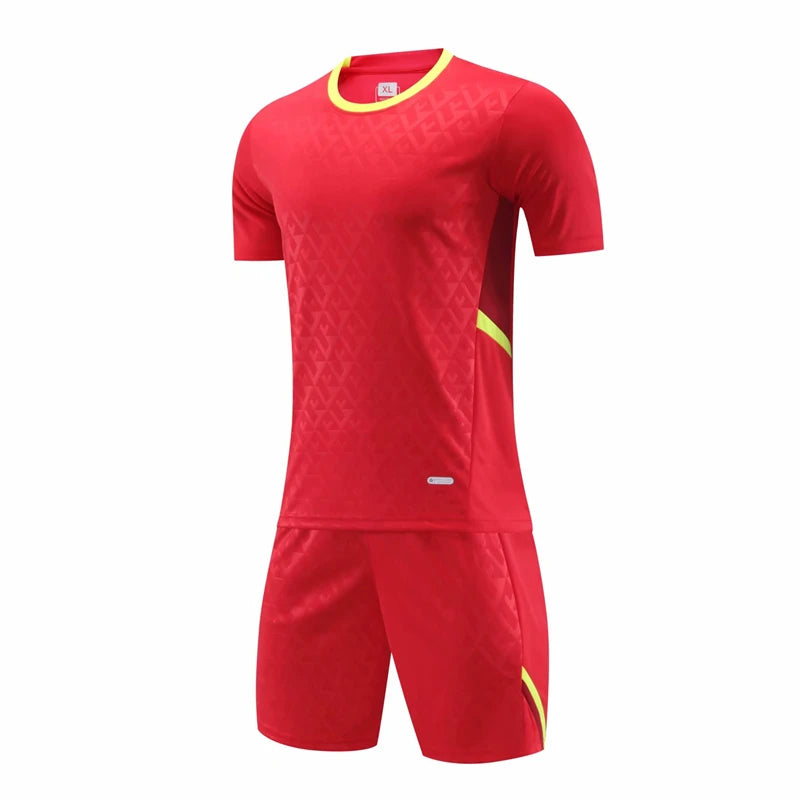 Uniformes de football à manches courtes pour garçons et filles