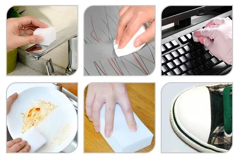 Magic Melamine Sponge Kitchen-Bathroom Cleaning Eraser