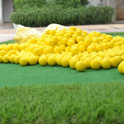 Lot de 20 balles de golf en mousse PU jaune pour l'entraînement