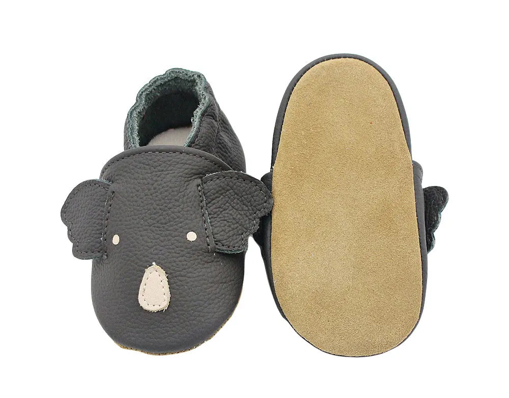 Pantoufles nouveau-né à semelle souple