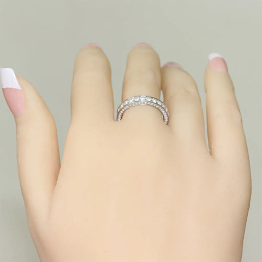 Women's Wedding Bands Dazzling Cubic Zircon Ring