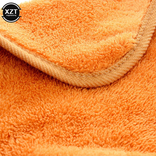 Soft Coral Velvet Hanging Hand Towel Set