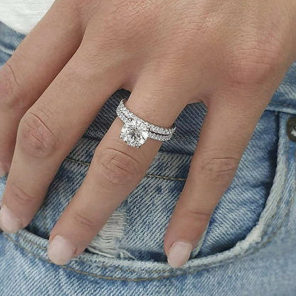 Adjustable Double Wedding Rings for Women