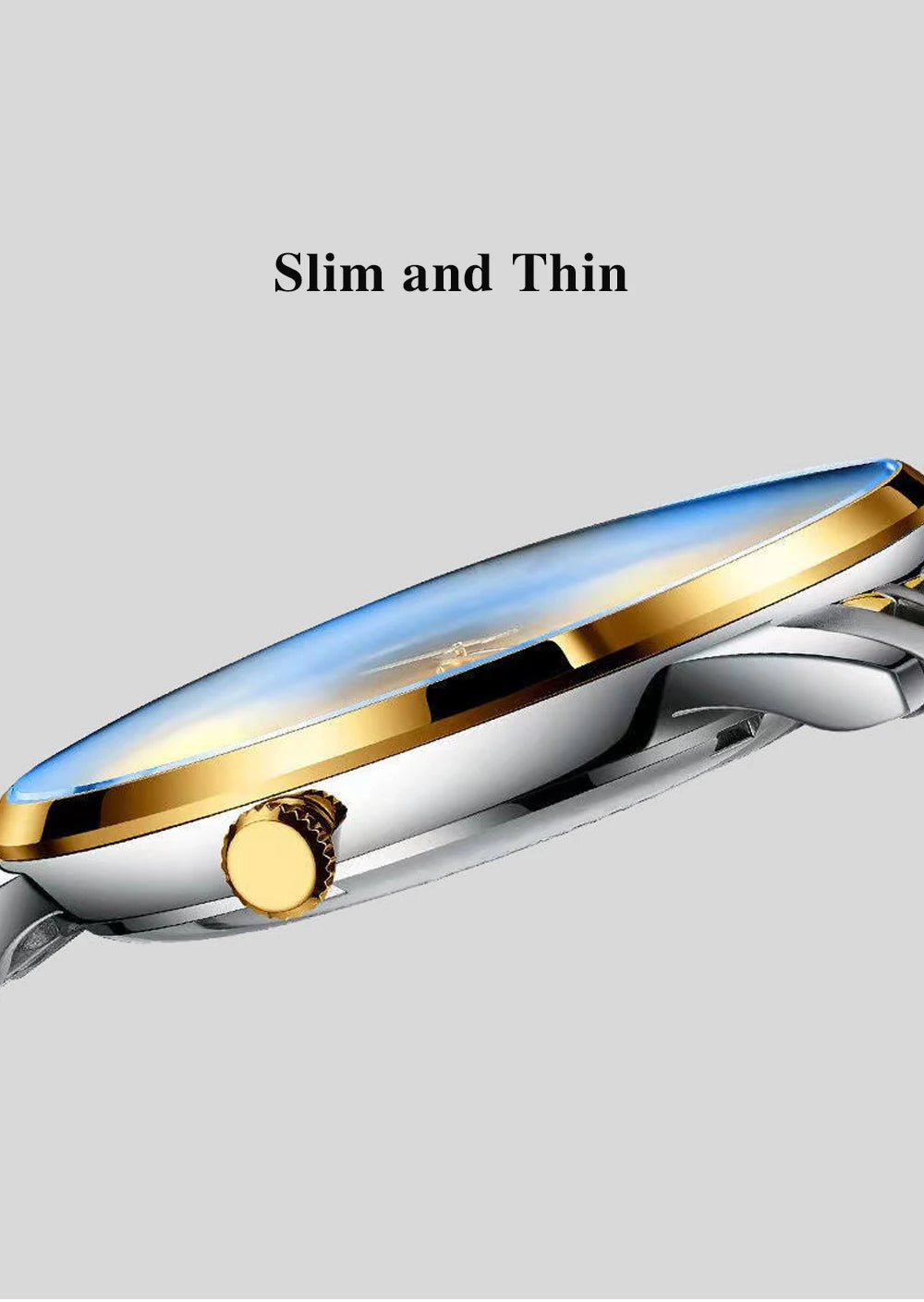 Montre-bracelet pour homme en acier inoxydable - Étanche, lumineuse, avec date et semaine