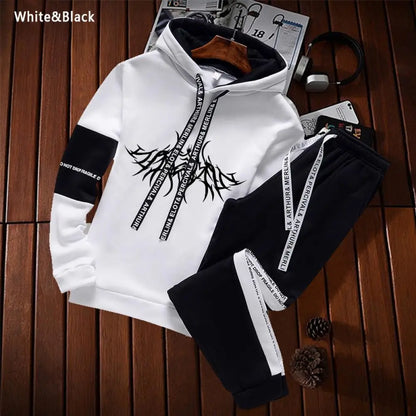 Men's Hoodie & Sweatpants Tracksuit Set