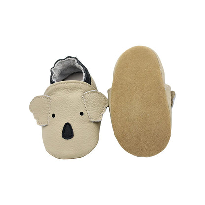 Pantoufles nouveau-né à semelle souple