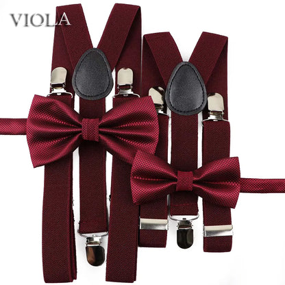 Y-Back Suspenders & Bowtie Sets for Men