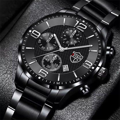 stainless steel watch, stainless watch, calendar watch, men watches, steel watch, stainless steel watches for men, metal watch