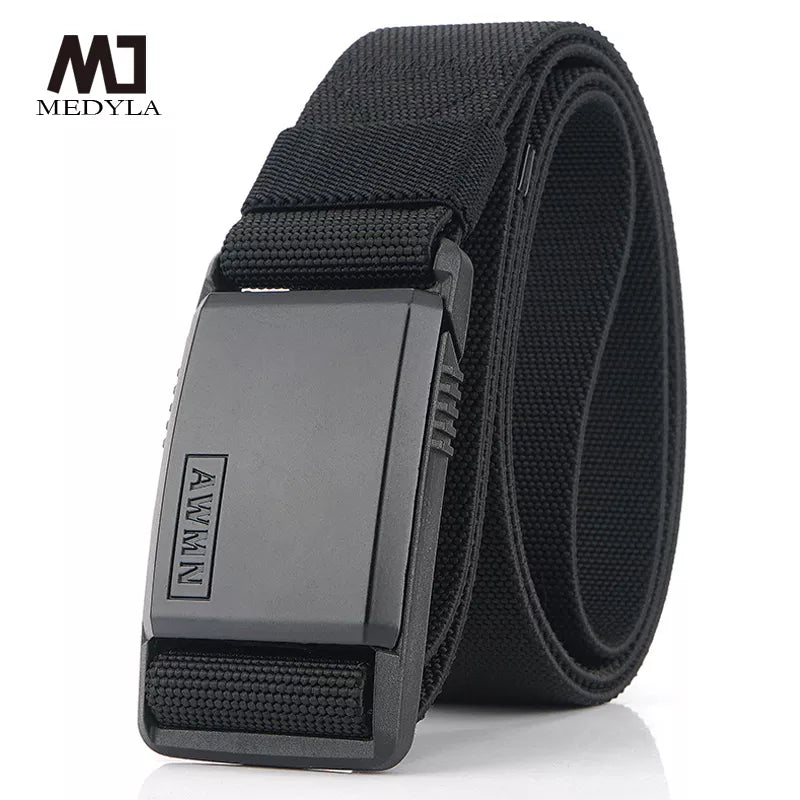 Adjustable Metal Magnetic Buckle Belt for Men