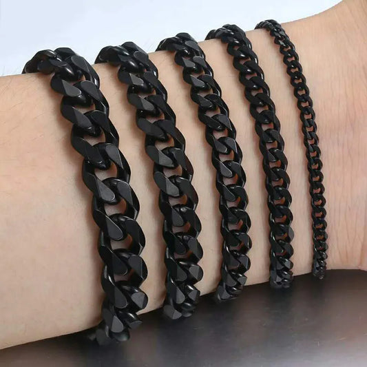 Retro-Punk-Metallketten-Armband-Set für Damen