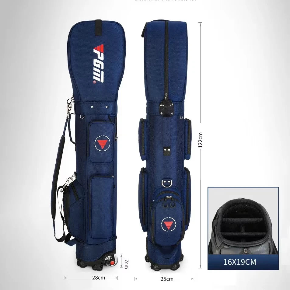 Heavy-Duty Golf Club Travel Case – Lightweight with Rolling Design