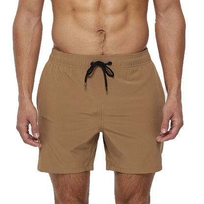 Schnell trocknende Stretch-Badehose mit Reißverschlusstaschen