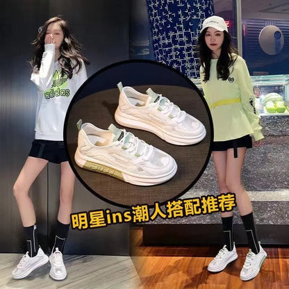 Women's Breathable Casual Trendy Platform Sports Sneakers