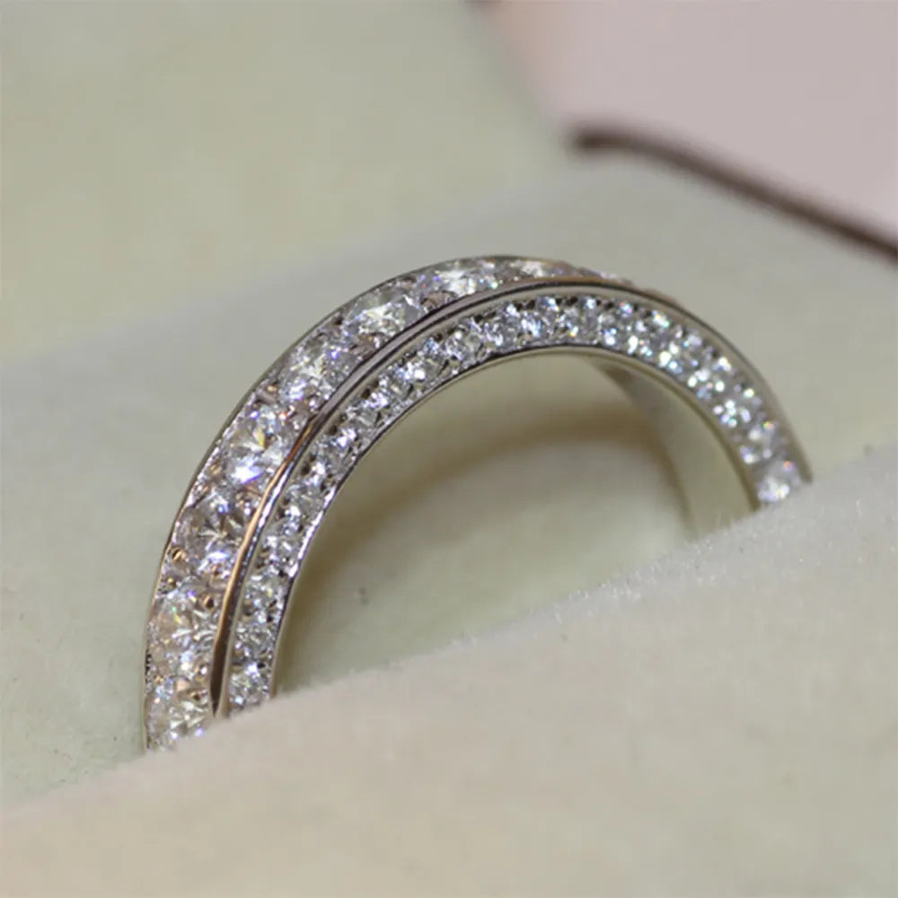 Bague éblouissante en Zircon cubique pour femmes