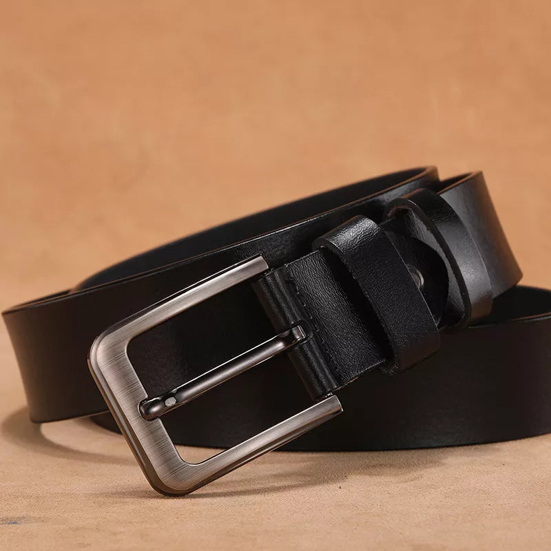 High-Quality Plus Size Leather Belt for Men