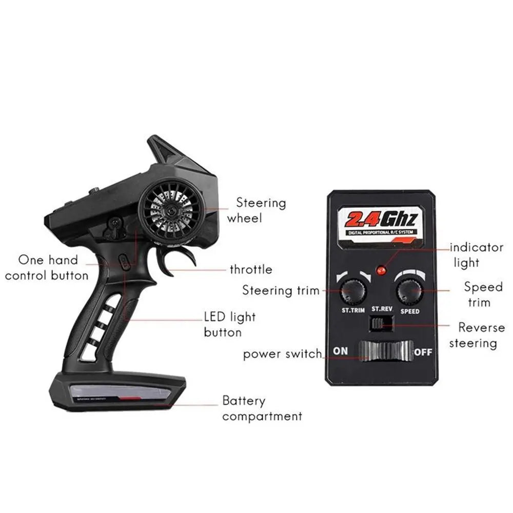 High-Speed 2WD RC Off-Road remote control car