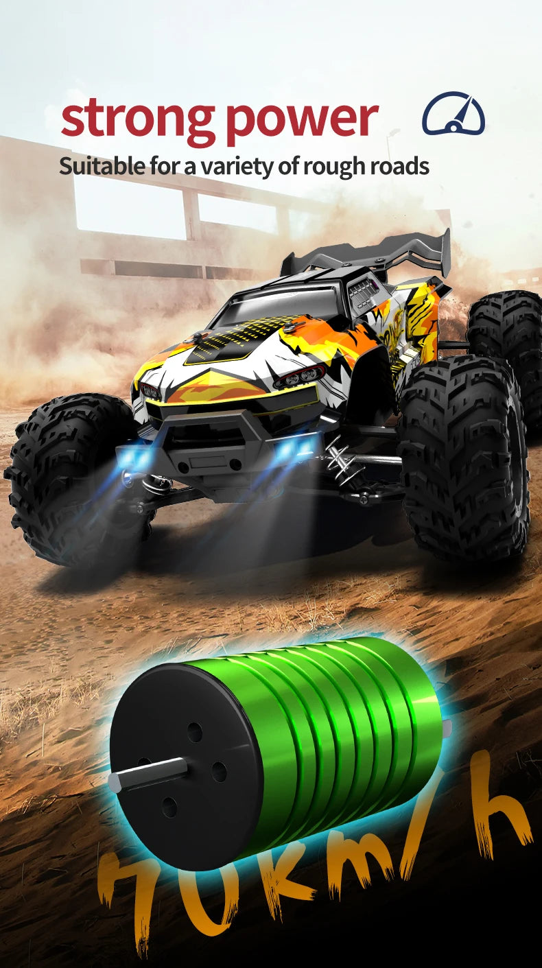 High-Speed 1:16 Brushless RC Off-Road Car