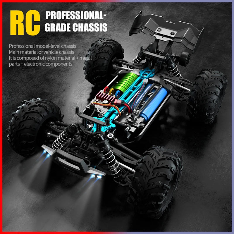 High-Speed 1/16 Brushless RC Monster Truck